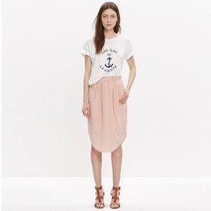 Pink Madewell Tulip Skirt, M